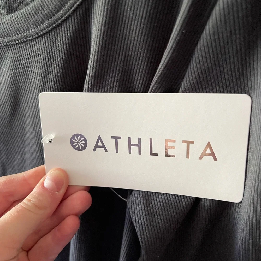 ATHLETA Signature Rib Square Neck Top NWT - Picture 5 of 10